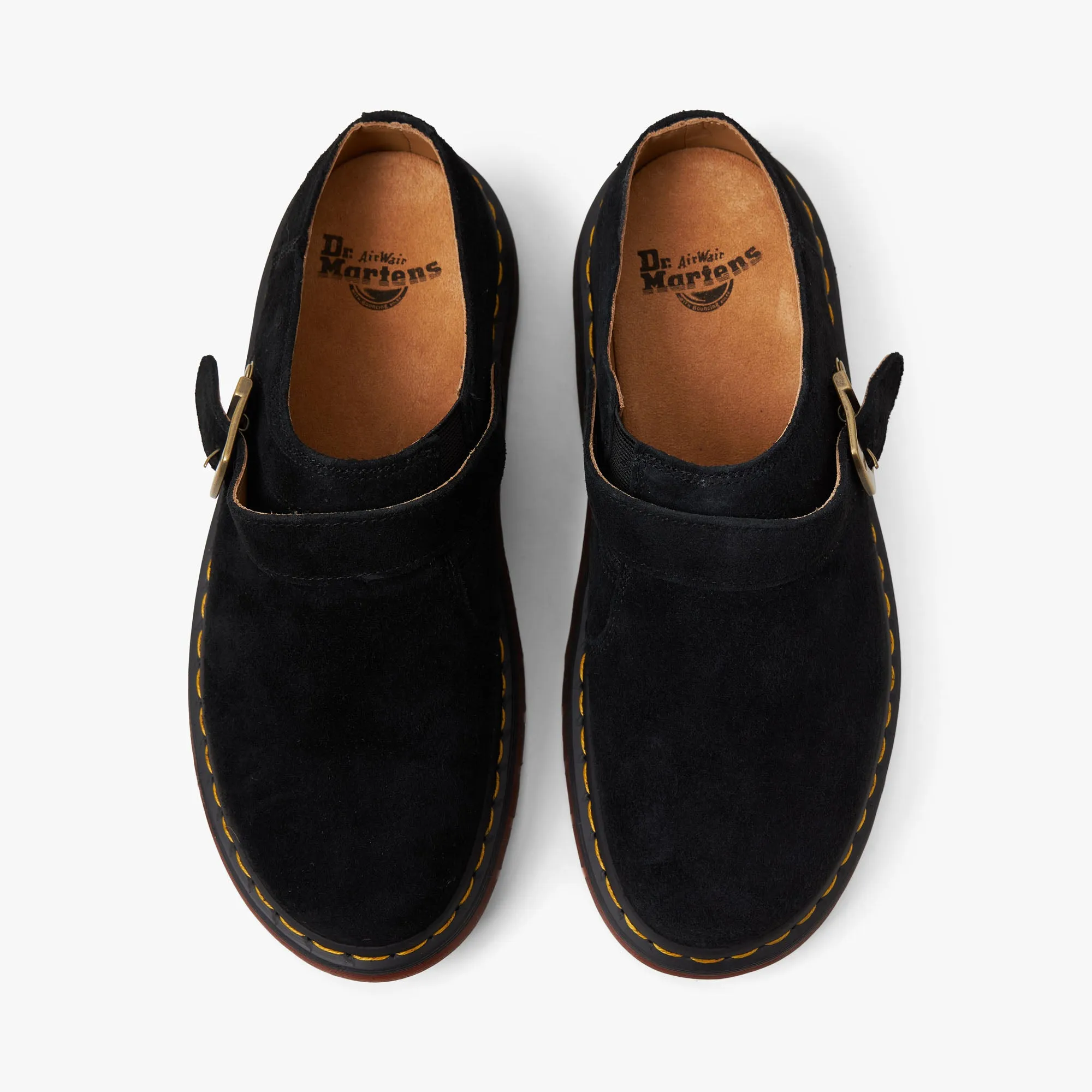 Dr. Martens Isham Suede Mules / Black