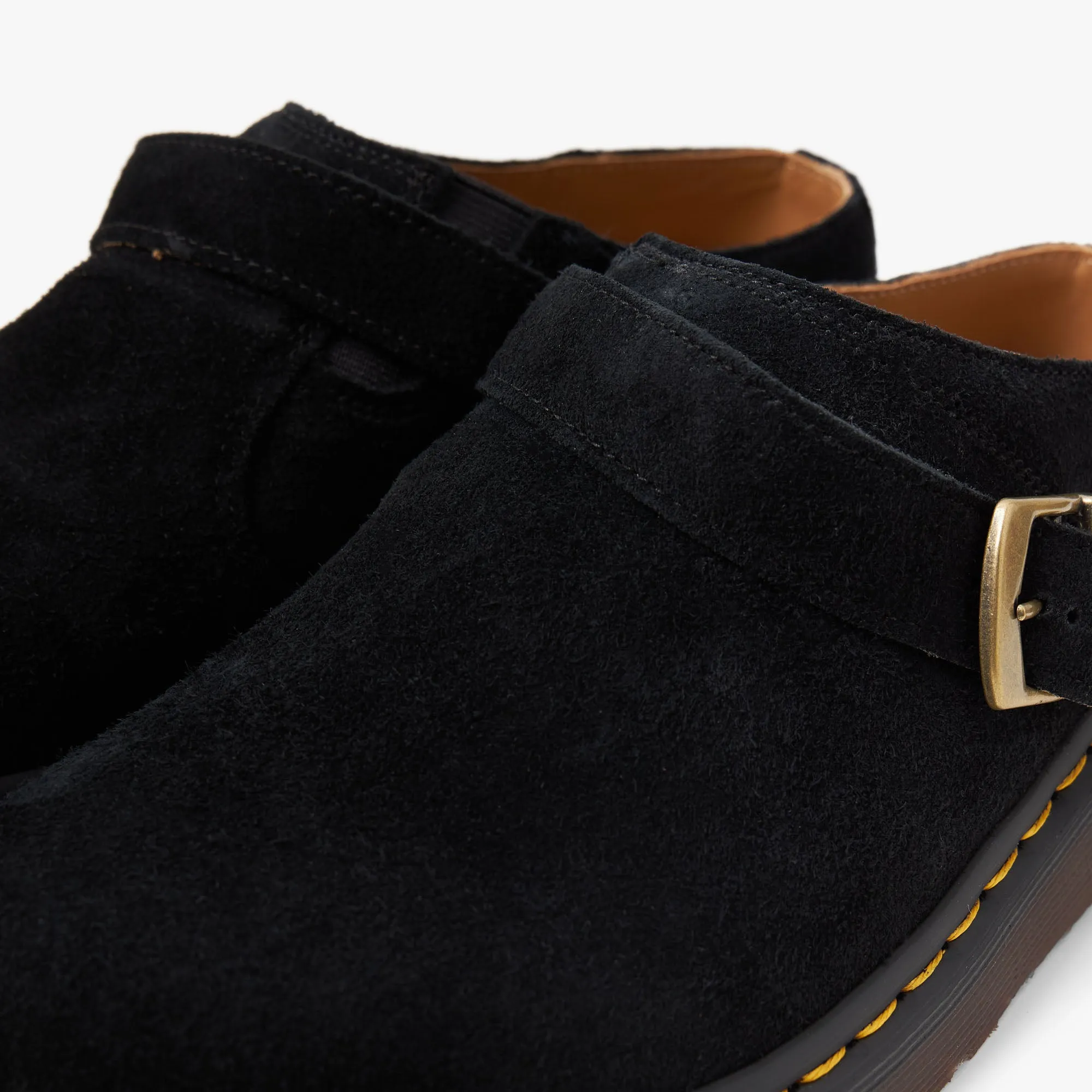 Dr. Martens Isham Suede Mules / Black