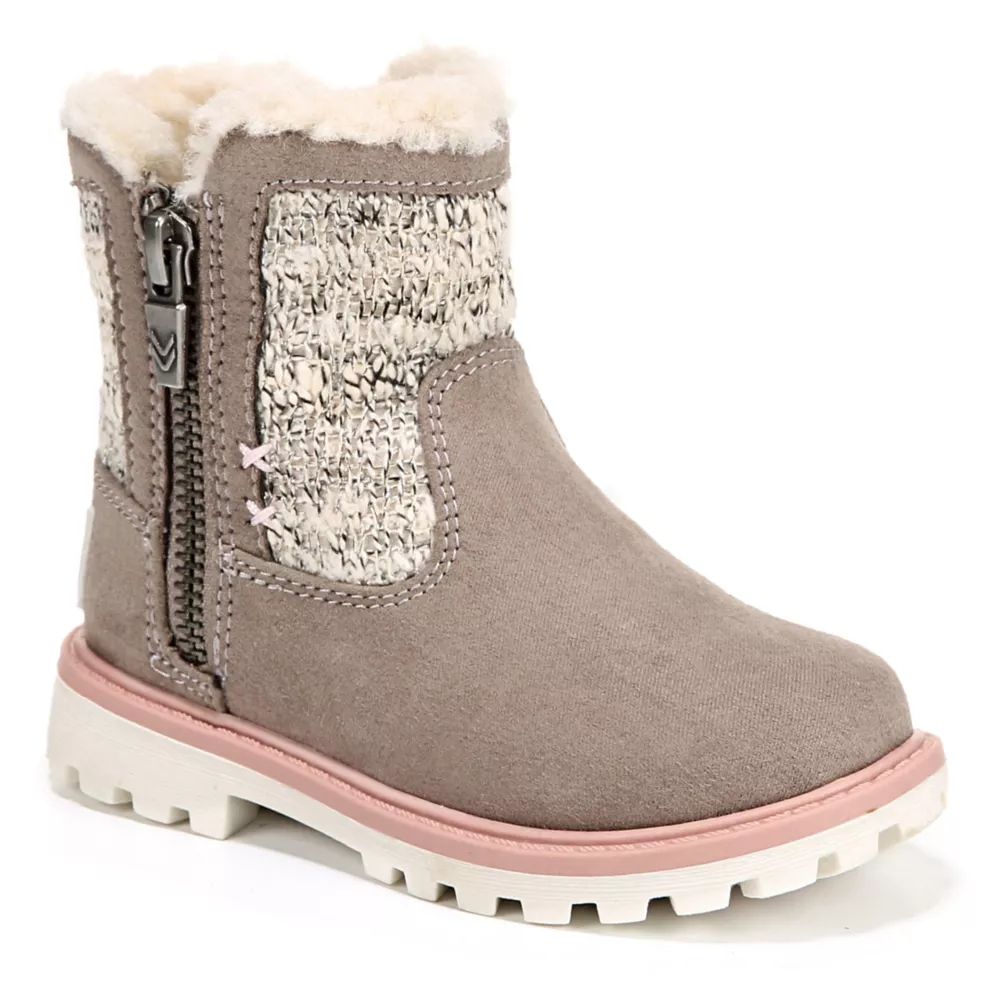 DR. SCHOLL'S  GIRLS TODDLER-LITTLE KID KENDAL FUR BOOT