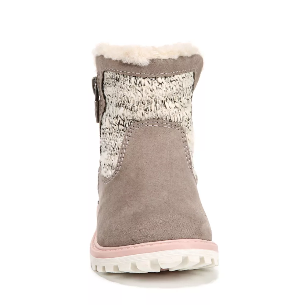 DR. SCHOLL'S  GIRLS TODDLER-LITTLE KID KENDAL FUR BOOT