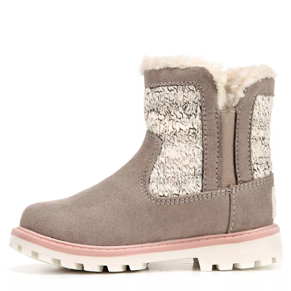 DR. SCHOLL'S  GIRLS TODDLER-LITTLE KID KENDAL FUR BOOT