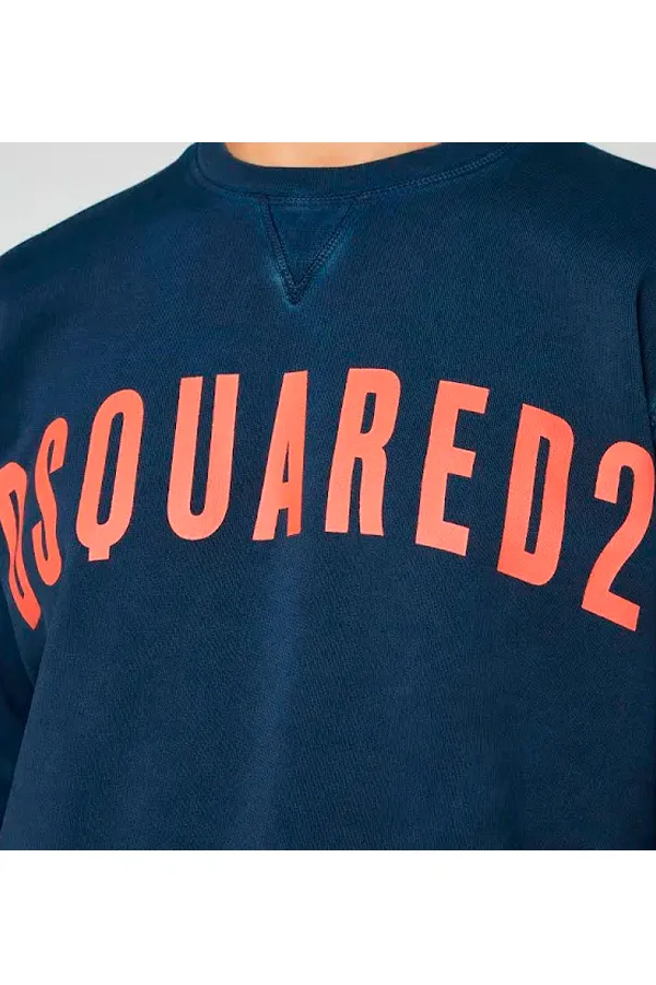 Dsquared2 Logo Sweatshirt Navy