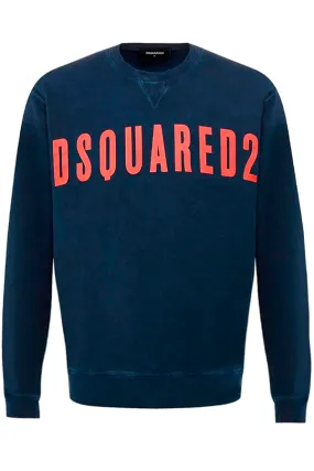 Dsquared2 Logo Sweatshirt Navy