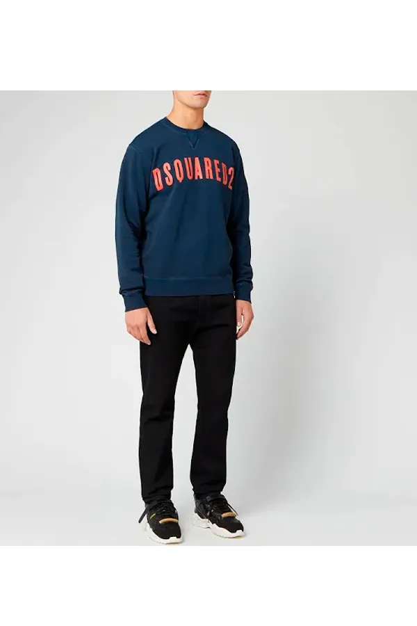 Dsquared2 Logo Sweatshirt Navy