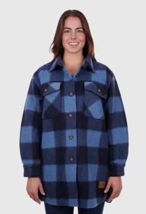 DUX-BAK WOMEN'S ELK OVERSHIRT - POWDER BLUE