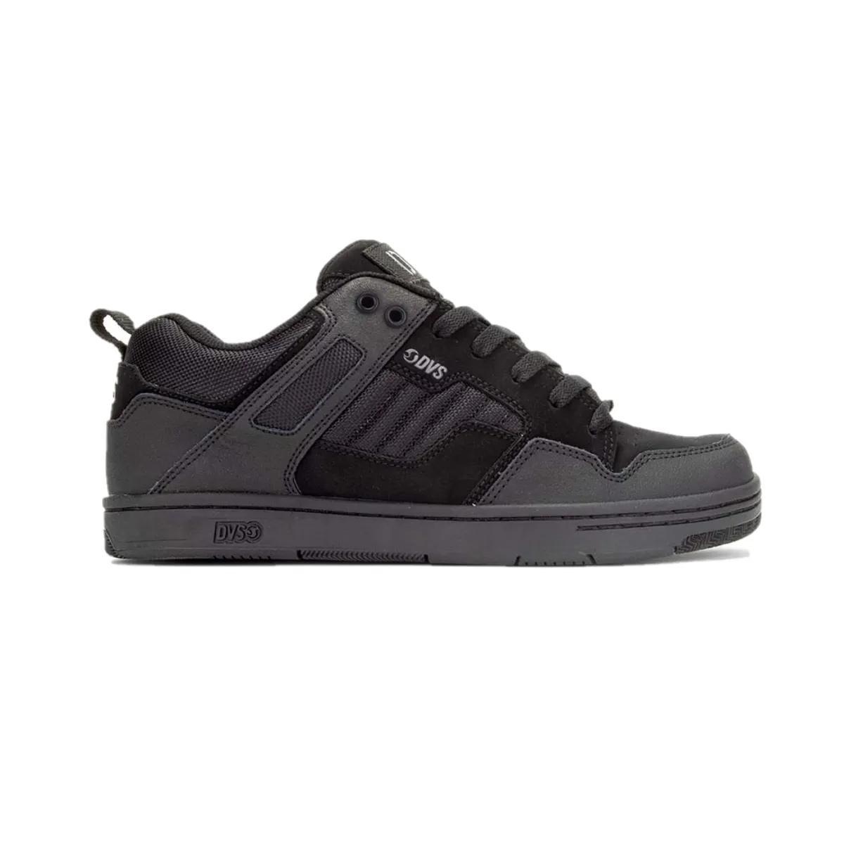 DVS F0000278016 ENDURO 125 MN'S (Medium) Black/Charcoal Leather & Mesh Skate Shoes