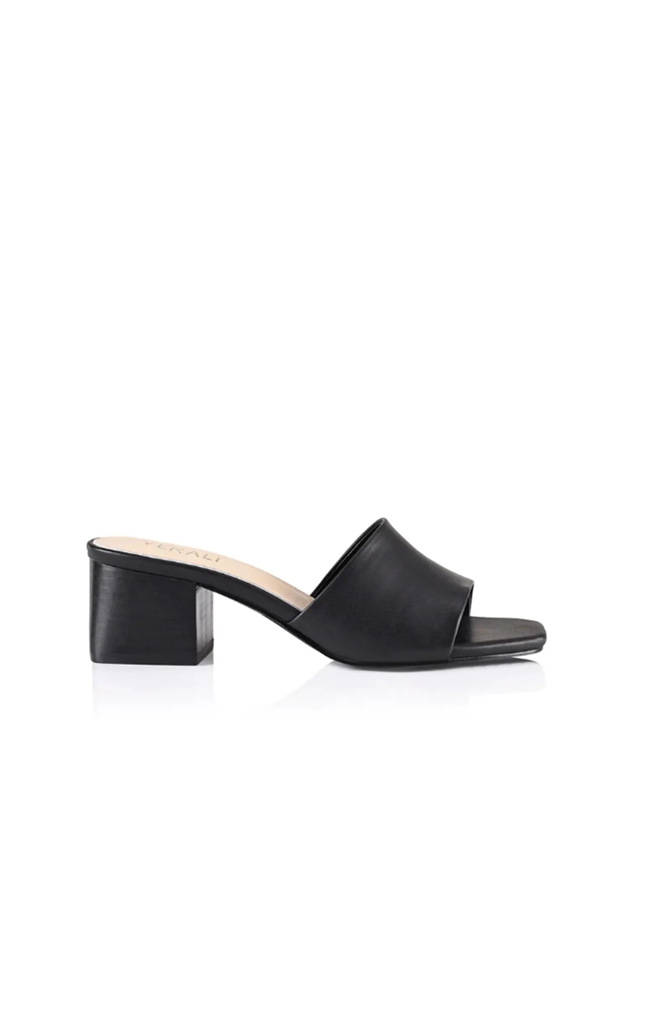 Eleni Block Heel Mules Black Softee