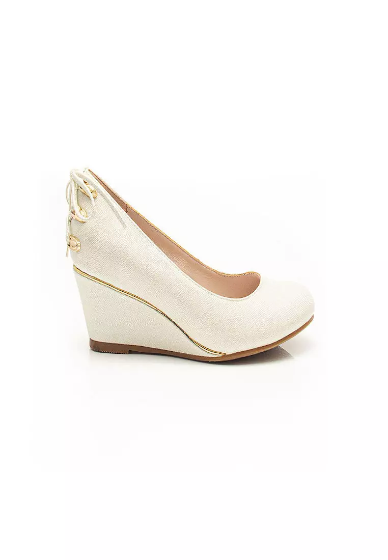 Elisa Litz EMILY WEDGES - GOLD