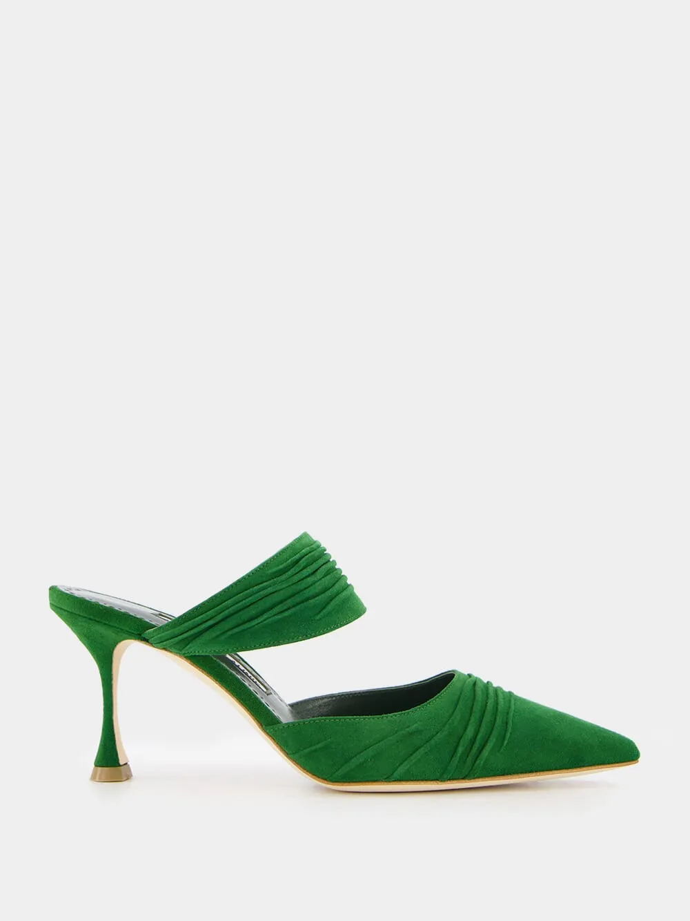 Emerald Circeamu 70mm Suede Mules