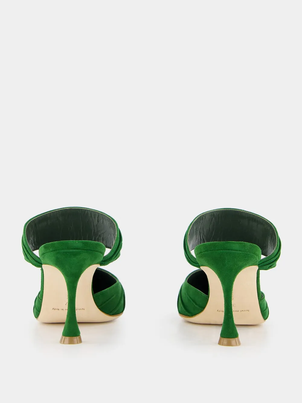 Emerald Circeamu 70mm Suede Mules