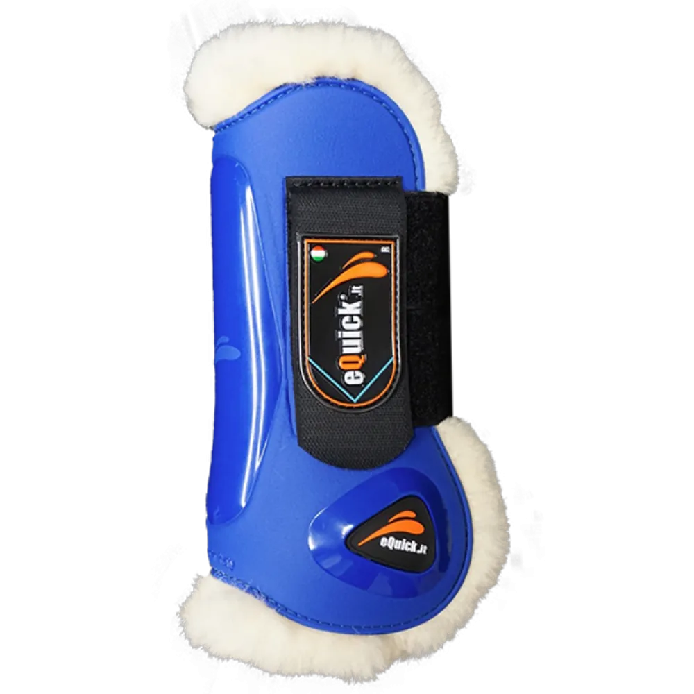 eQuick eLight Front Fluffy Velcro Boots