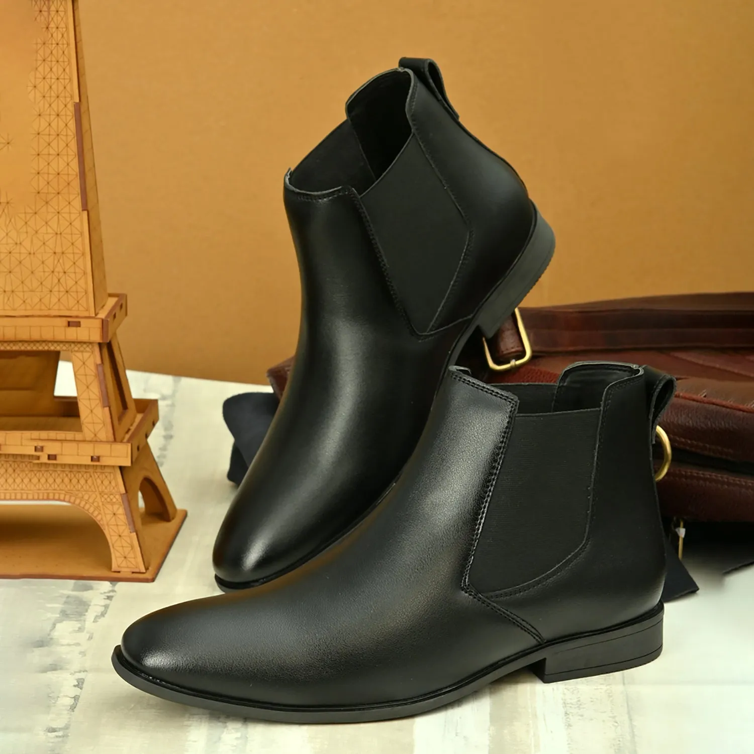 Fentacia Men Casual Chelsea Boots