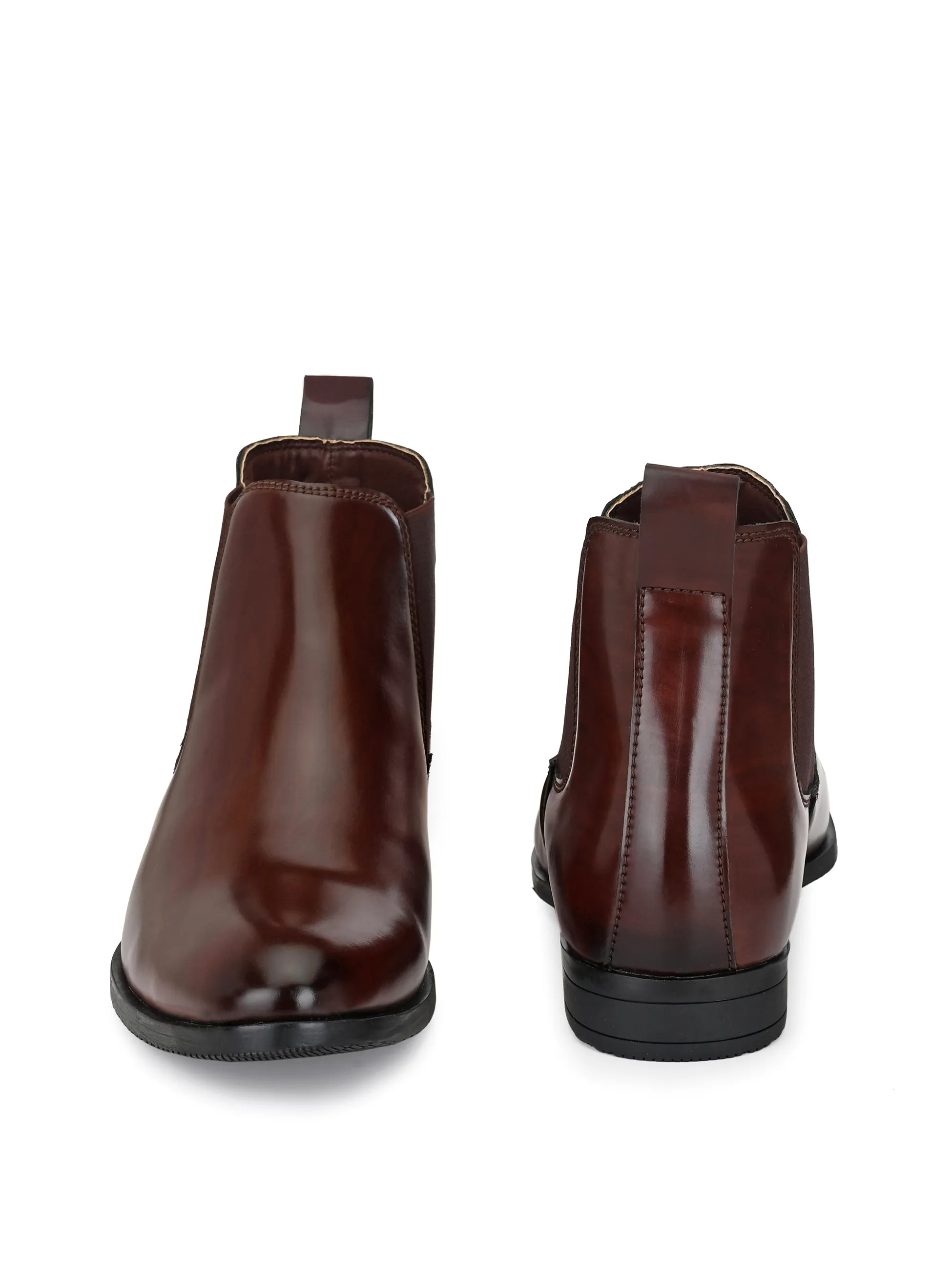 Fentacia Men Synthetic Leather Formal Chelsea Boots