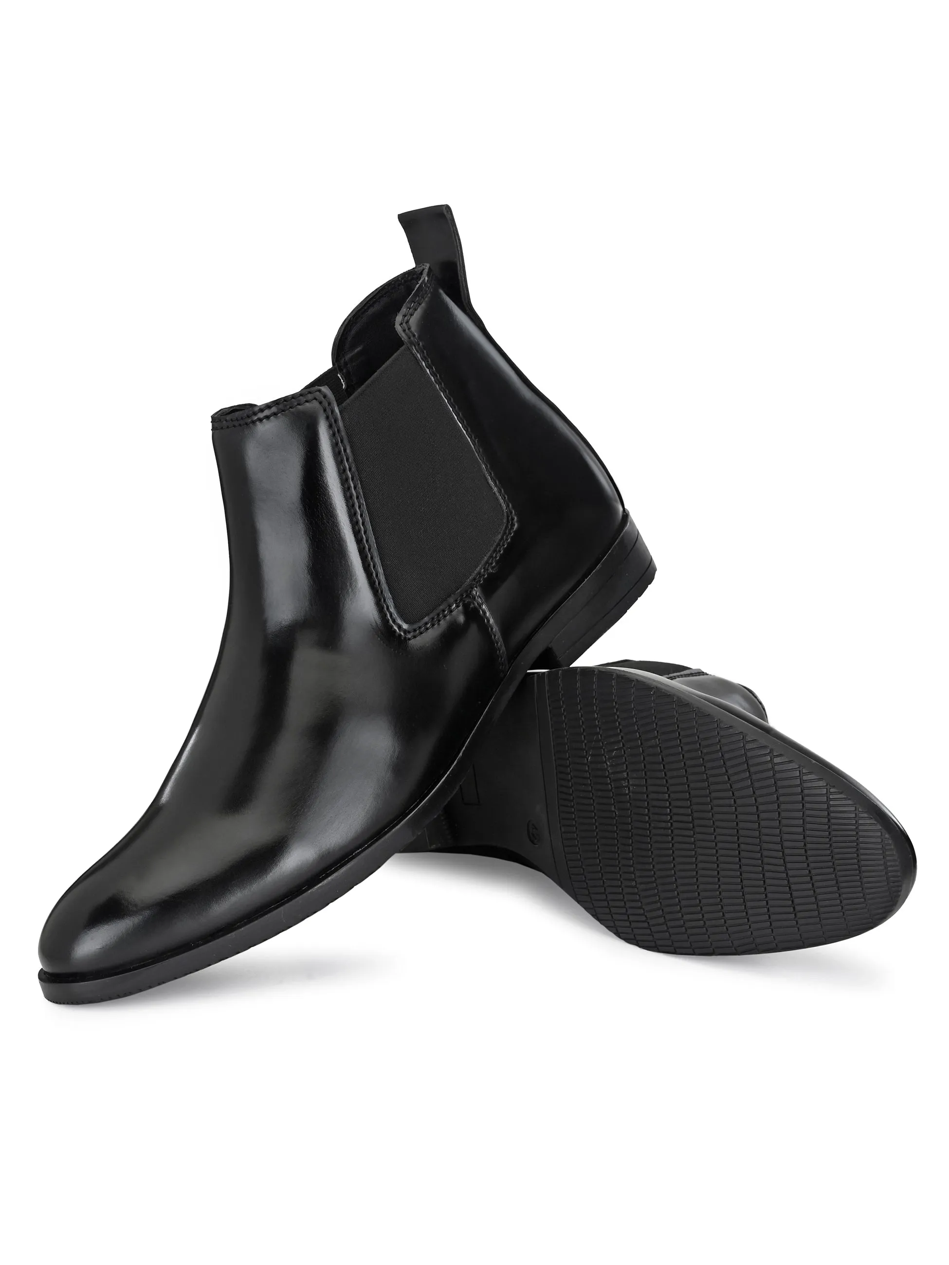 Fentacia Men Synthetic Leather Formal Chelsea Boots