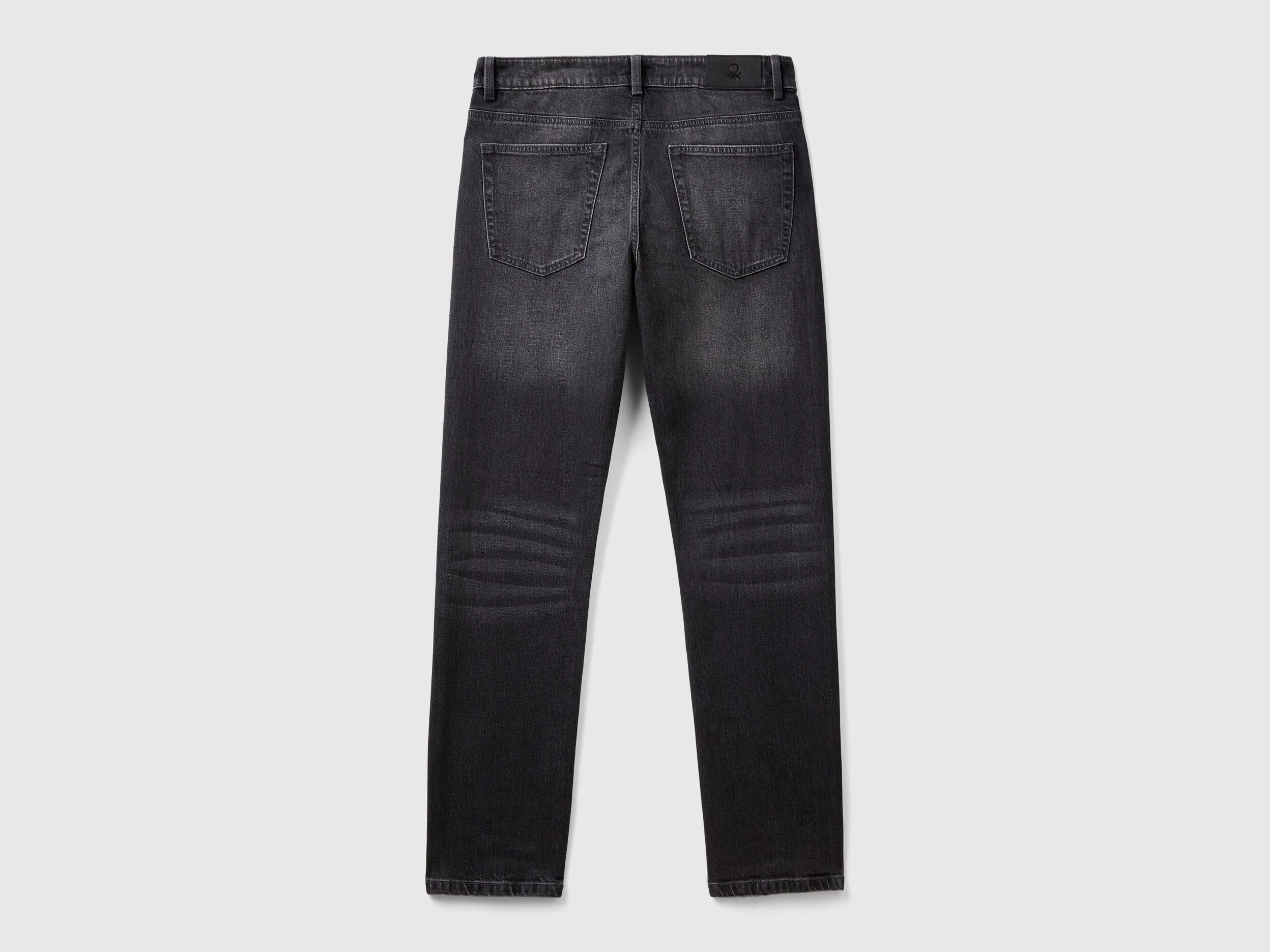 Five pocket slim fit jeans - Black | Benetton