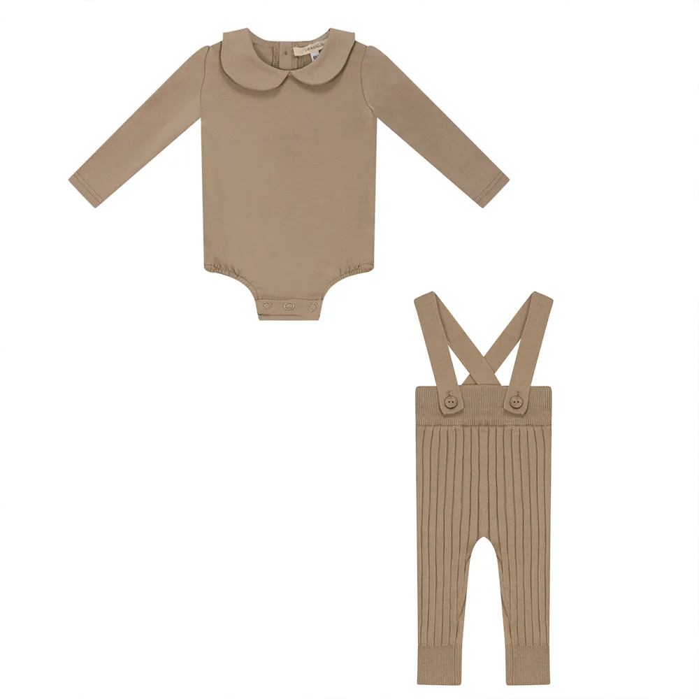 Delicate Sandstorm High Waist Overall Outfit