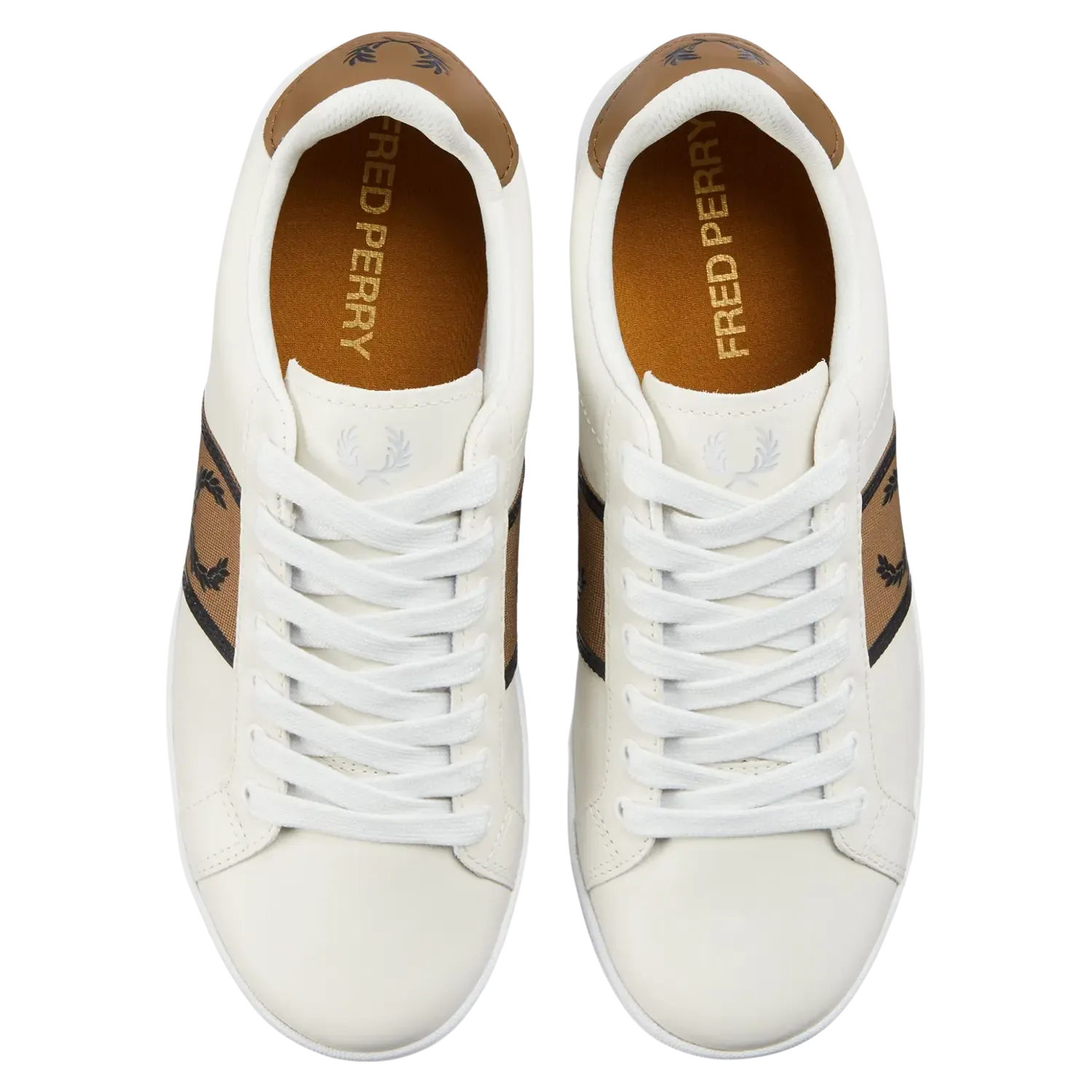 Fred Perry Branded Webbing B721 Trainers