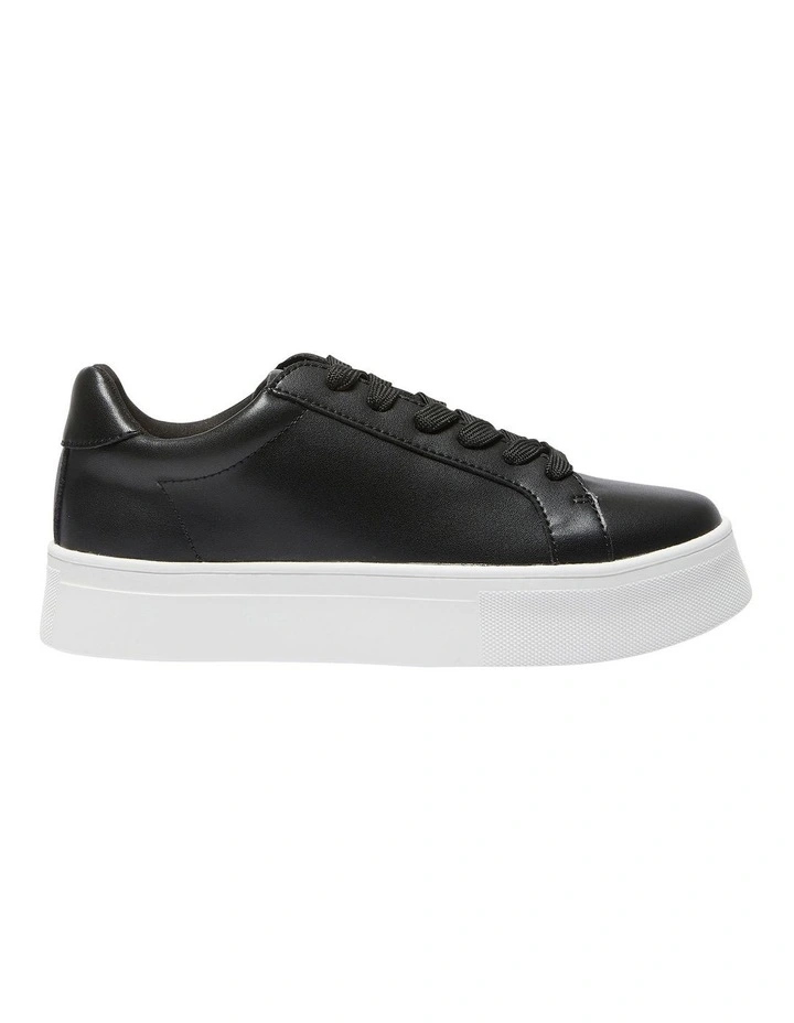 Frenzy Leather Sneakers in Black