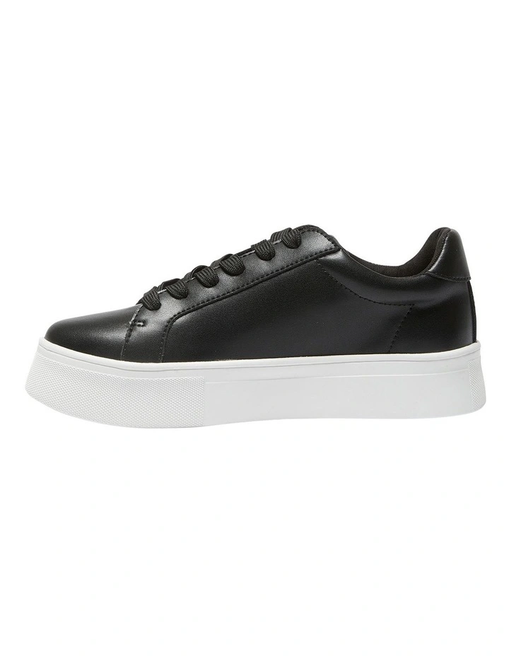 Frenzy Leather Sneakers in Black