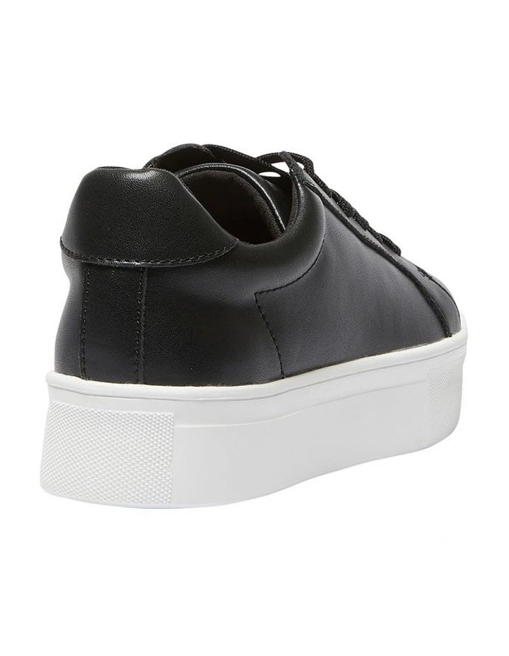 Frenzy Leather Sneakers in Black