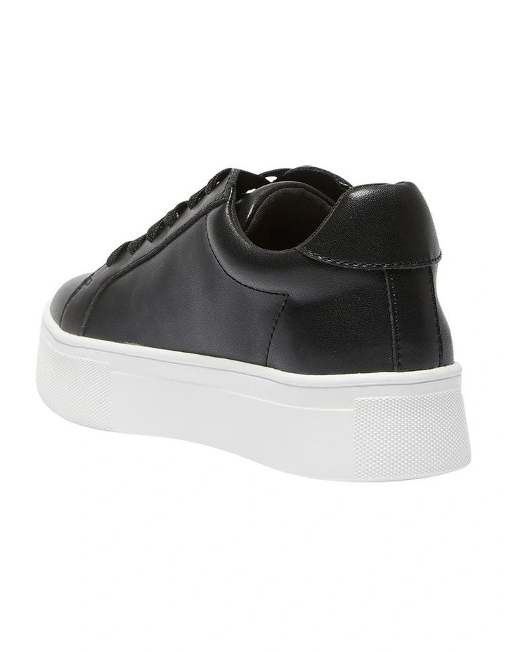 Frenzy Leather Sneakers in Black