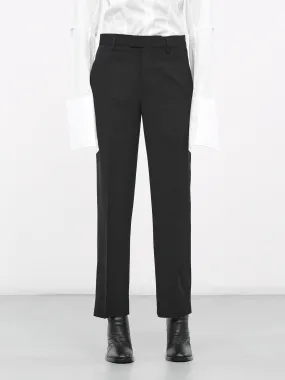 Gaelle Cropped Trousers (B0011425-FA342-099-BLACK)