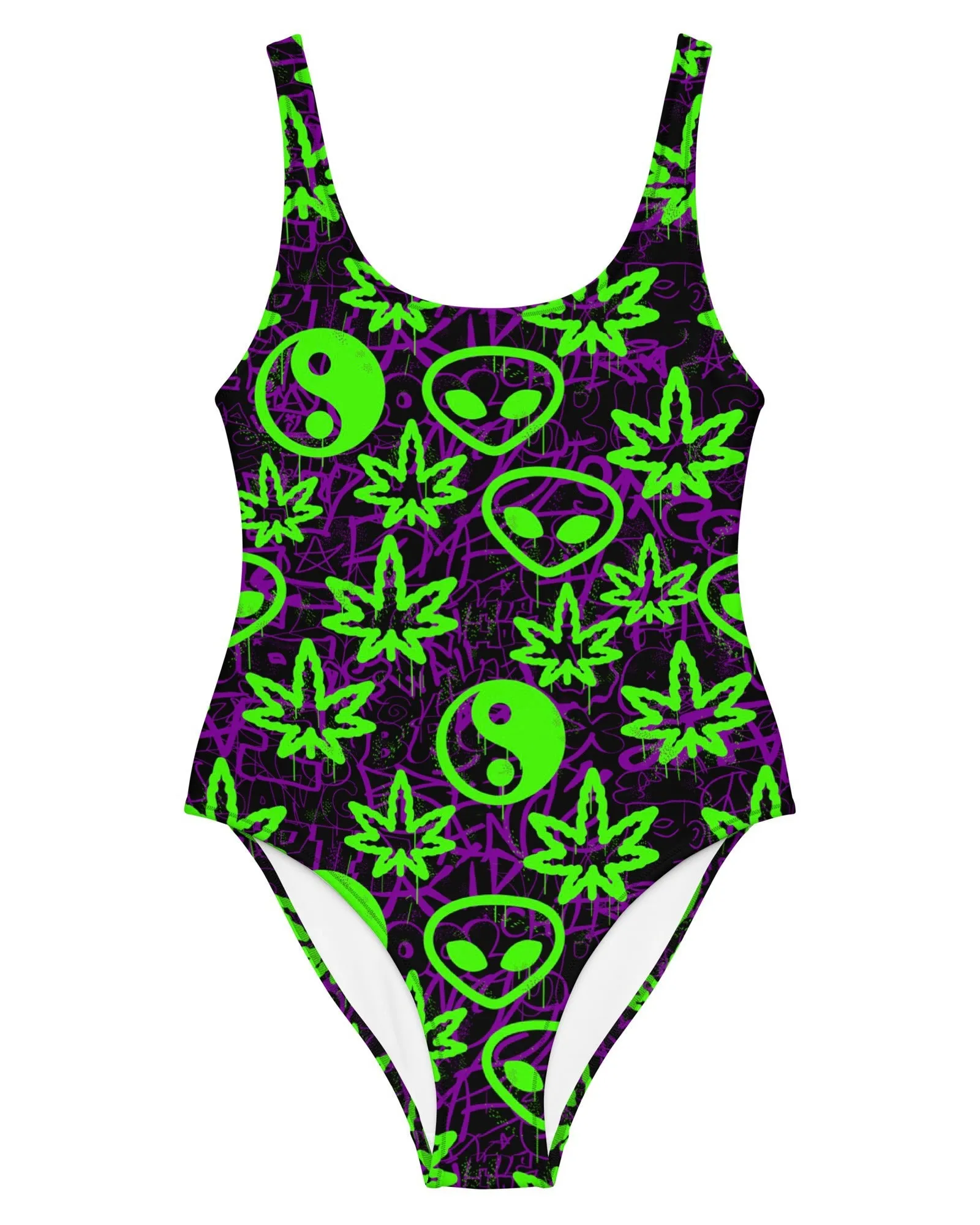 Ganja Graffiti Bodysuit