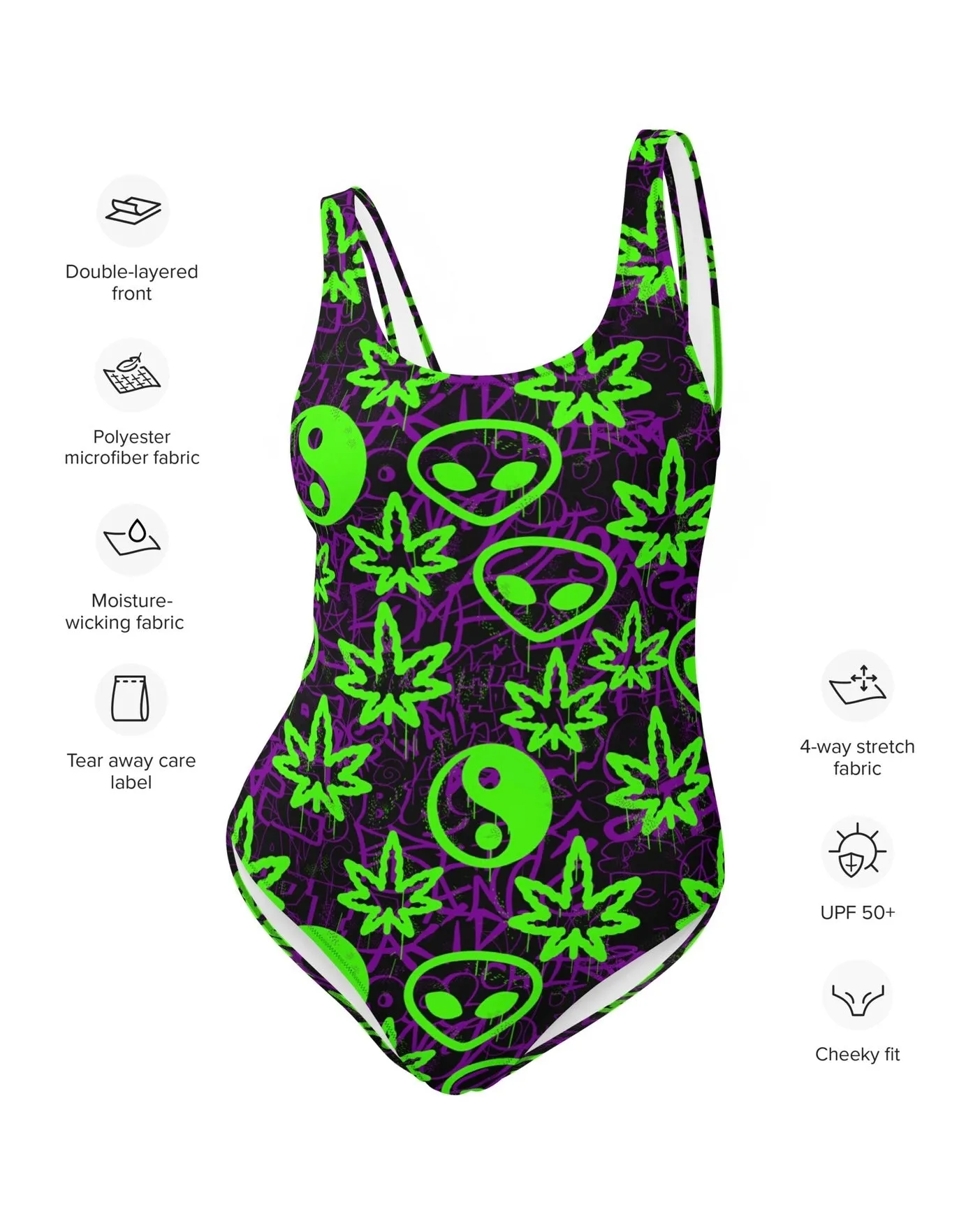 Ganja Graffiti Bodysuit