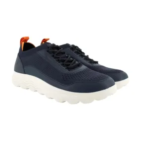 Mens Blue Lace-Up Sneakers Geox U SPHERICA  U35BYA0006