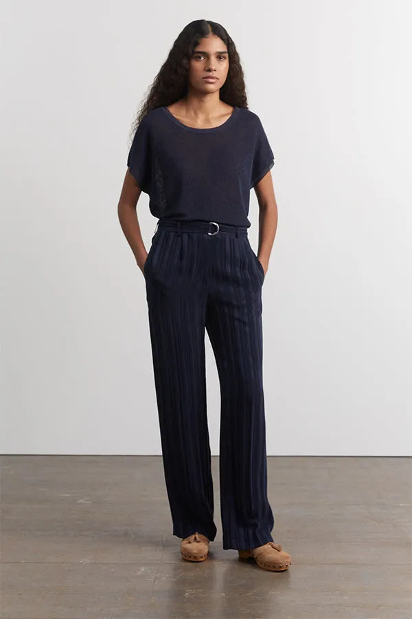 Gerard Darel EDA STRIPED FLUID TROUSERS