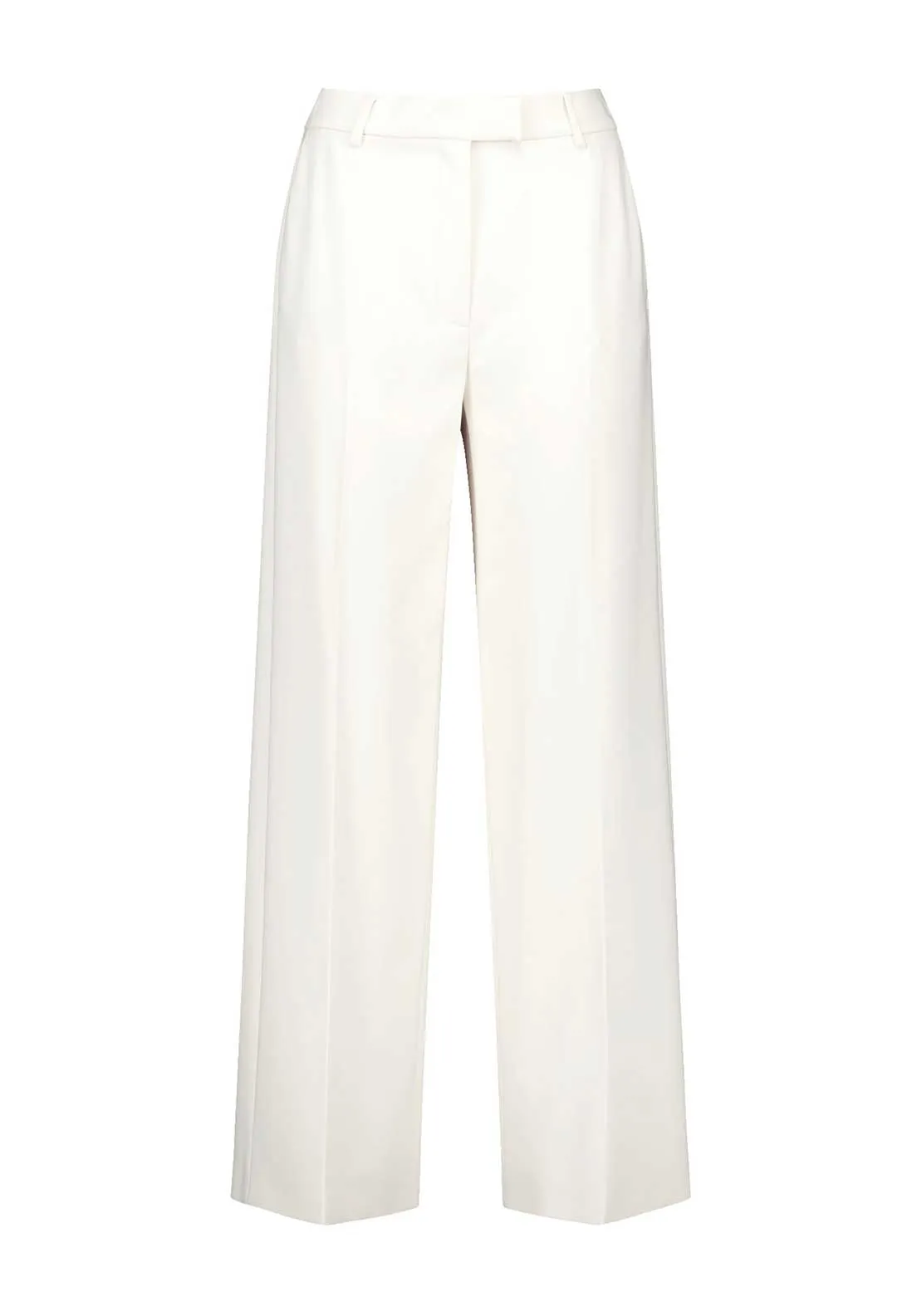 Gerry Weber Wide Leg Tailored Trousers, Off White