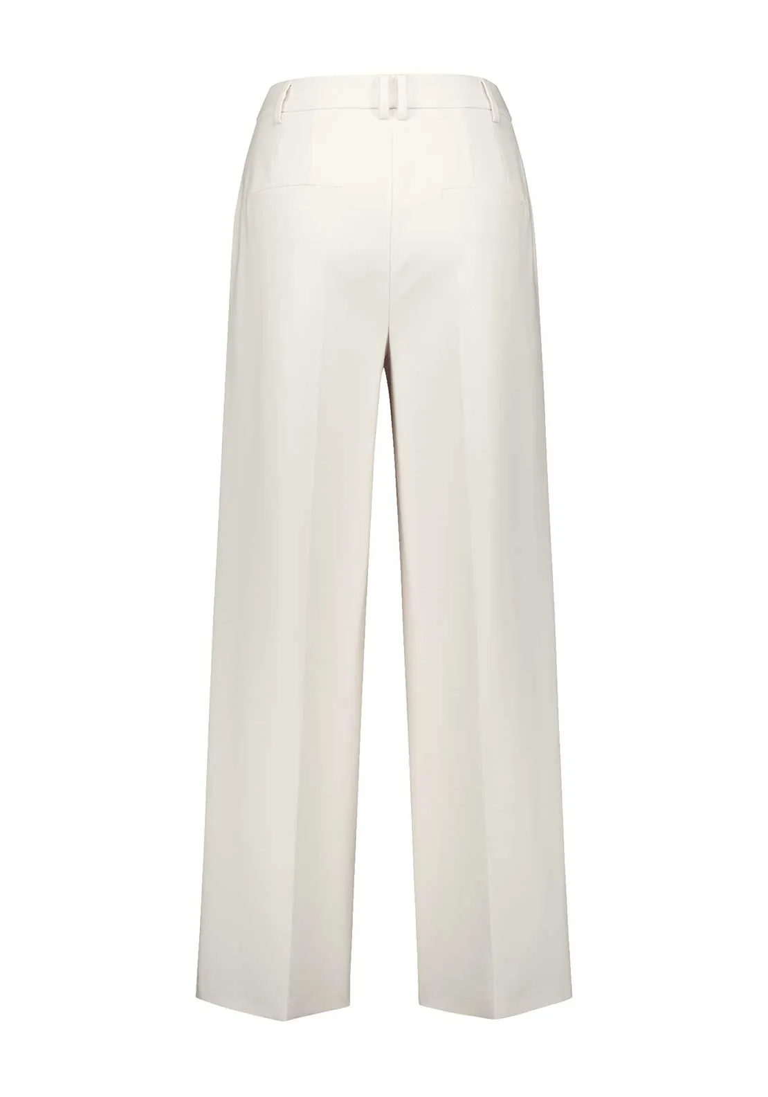 Gerry Weber Wide Leg Tailored Trousers, Off White