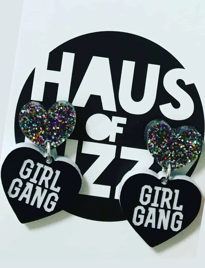 girl gang earrings small