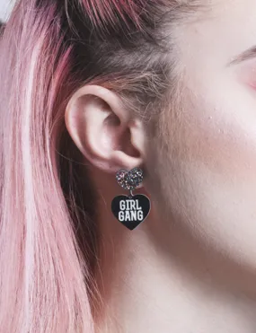 girl gang earrings small