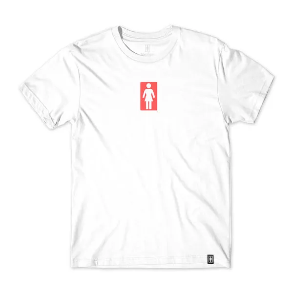 Girl Knockout OG T-Shirt - White -> White Girl Knockout OG Tee