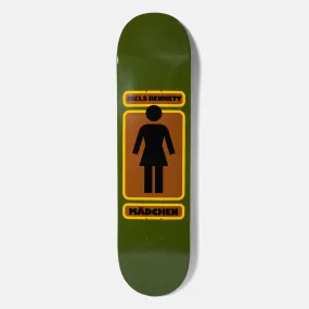 Girl Skateboards - 8.25 Niels Bennett 93 Til Skateboard Deck - Green