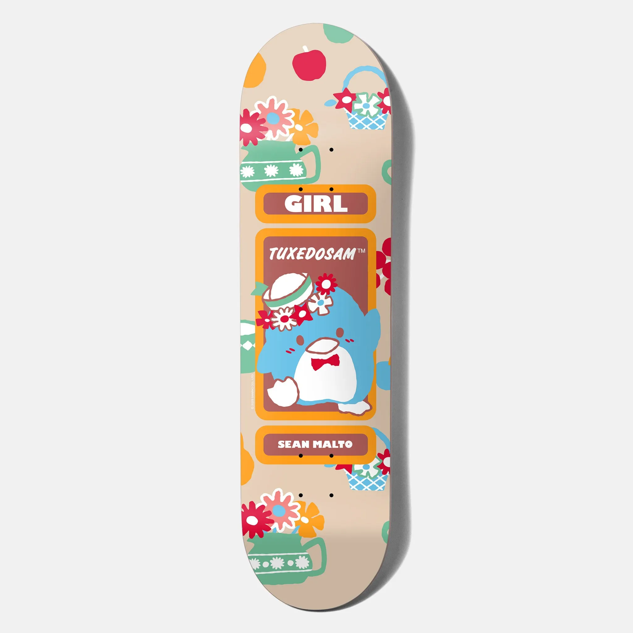 Girl Skateboards - 8.25 Sanrio Malto Hello Kitty Skateboard Deck - Brown