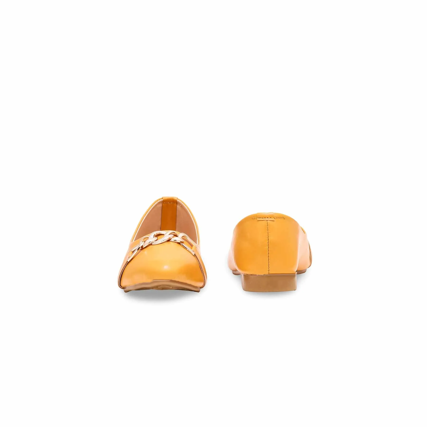 Girls Mustard Casual Pumps KD2425