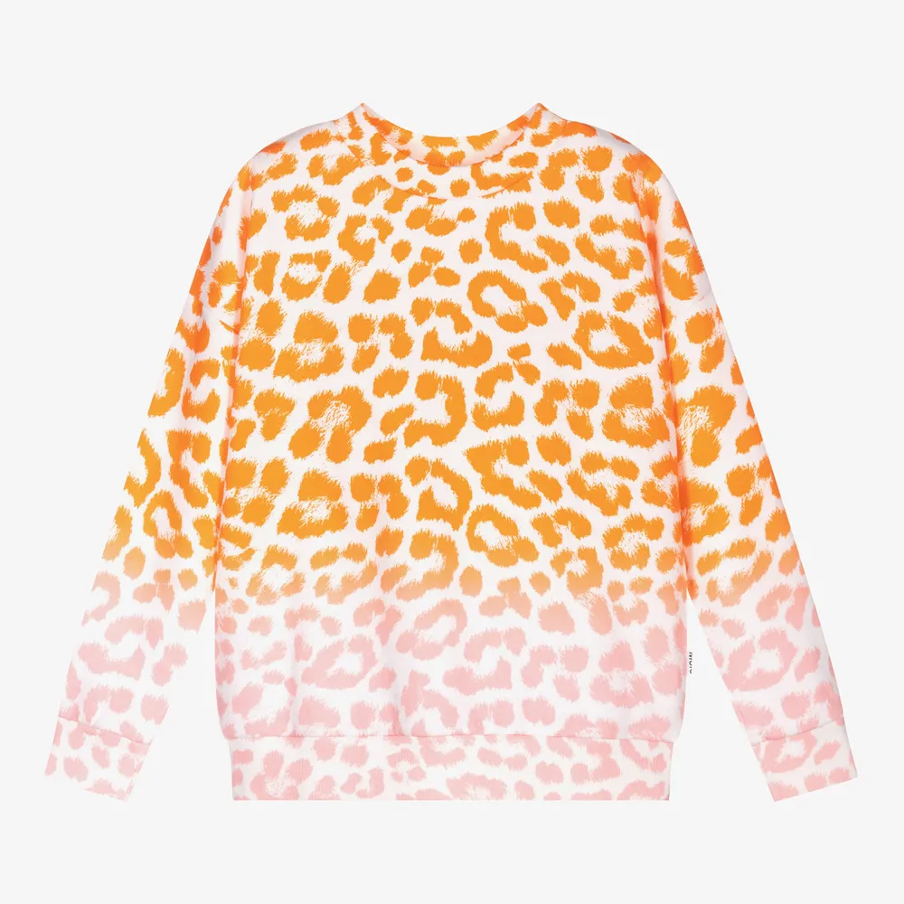 Girls Orange Sweatshirt