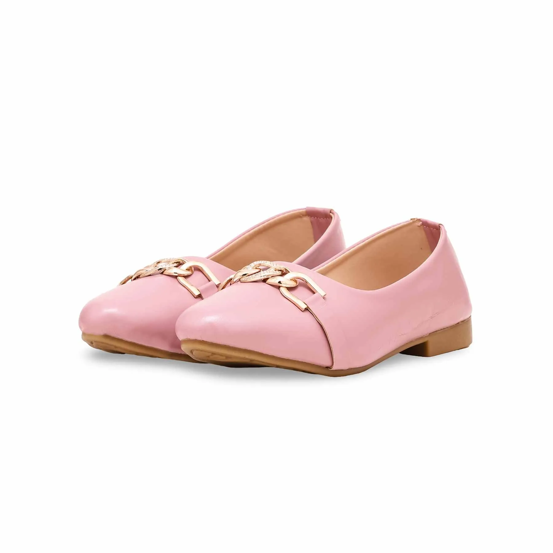 Girls Pink Casual Pumps KD2425