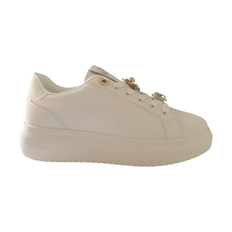 Gold & Gold GB815 Women's Beige Sneakers