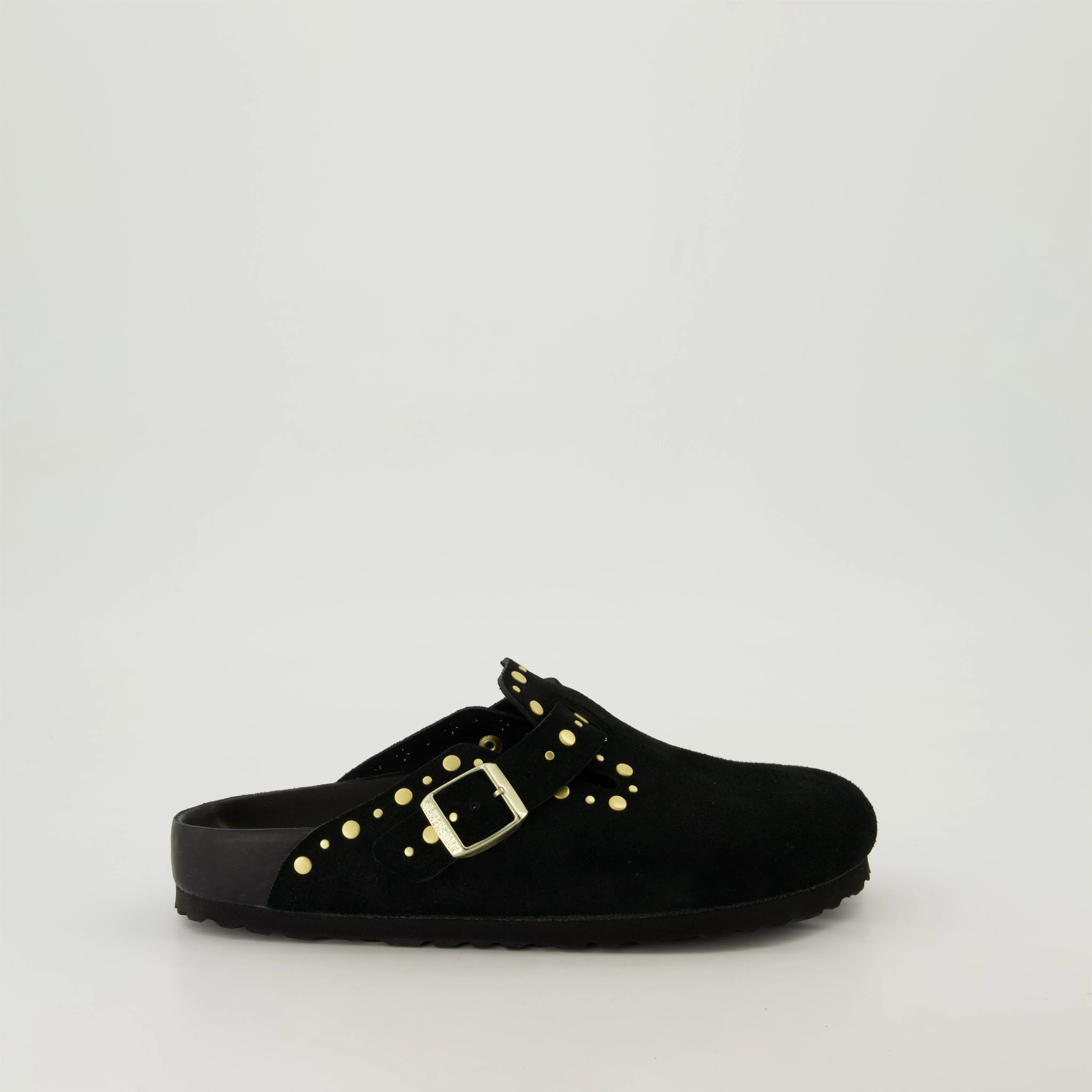 Gold Studded Mules Boston