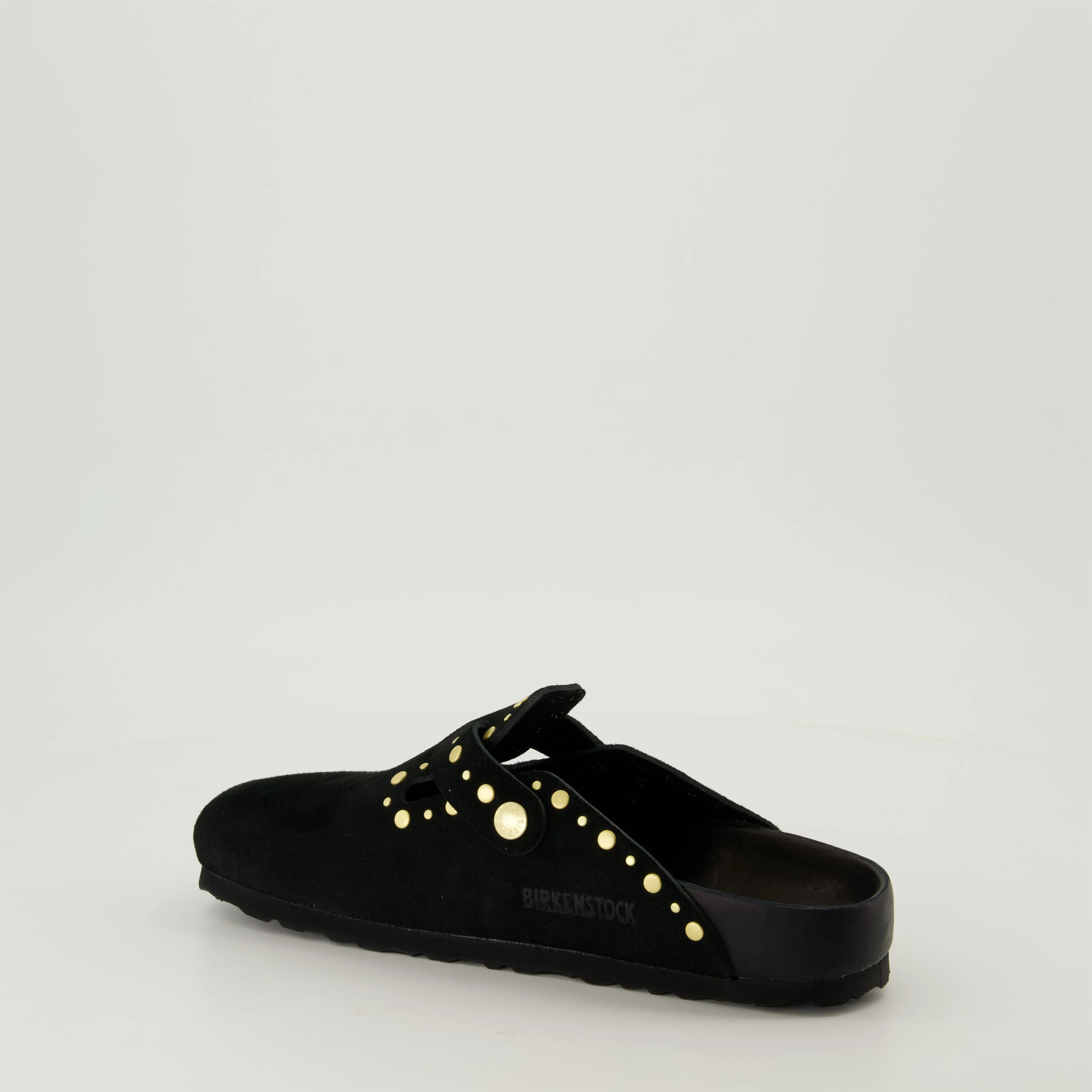 Gold Studded Mules Boston