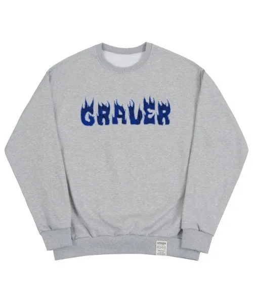 FLAME LOGO SWEATSHIRT by GRAVER