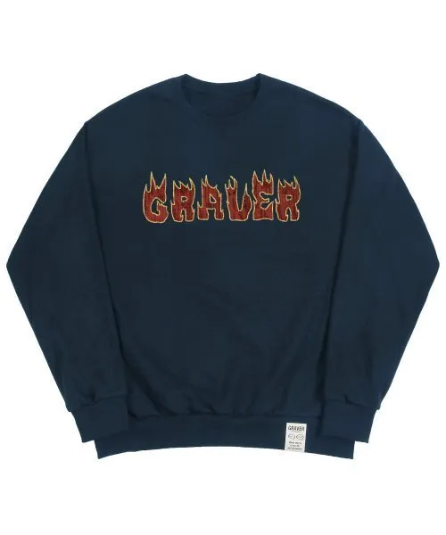 FLAME LOGO SWEATSHIRT by GRAVER