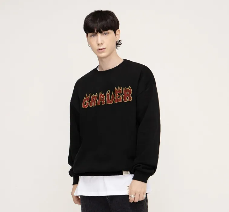 FLAME LOGO SWEATSHIRT by GRAVER