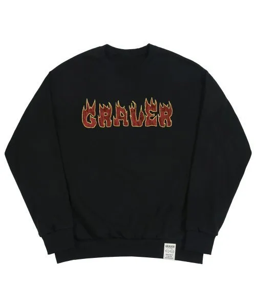 FLAME LOGO SWEATSHIRT by GRAVER