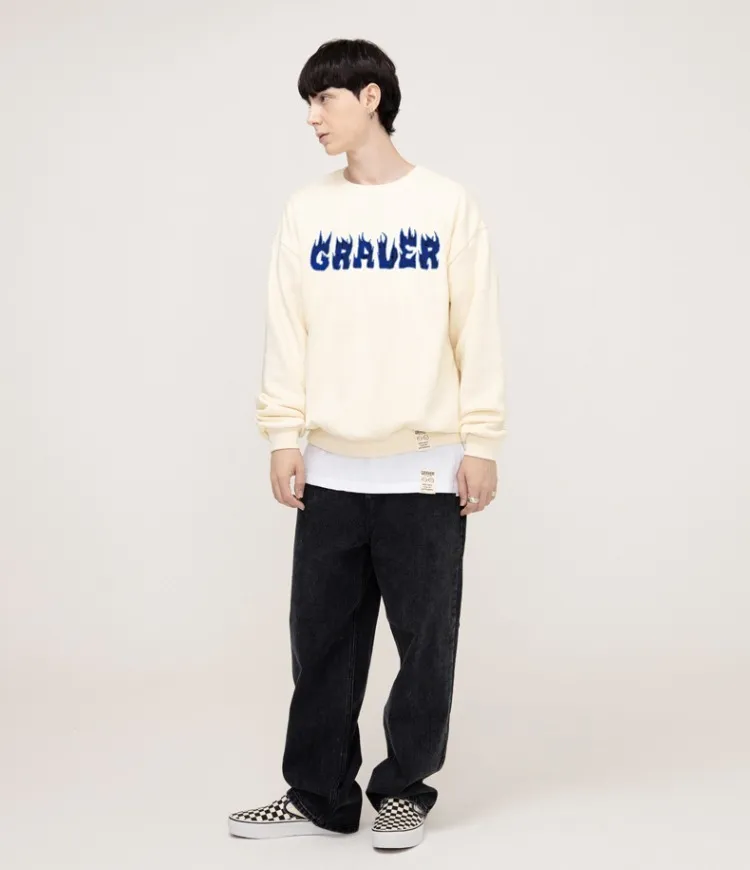 FLAME LOGO SWEATSHIRT by GRAVER