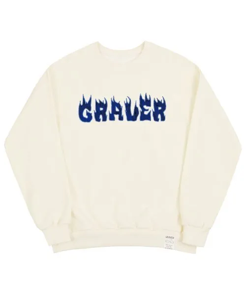 FLAME LOGO SWEATSHIRT by GRAVER