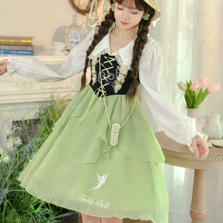 Green Floral Spring Dress - ON622